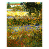 Van Gogh - Blühender Garten, Impressionismus Fotodruck (Vorne)