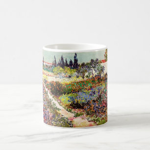 Van Gogh blühender Garten in Arles Florale Kunst Kaffeetasse