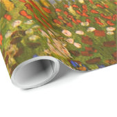 Van Gogh - Blühender Garten in Arles Geschenkpapier (Rolleneckpunkt)