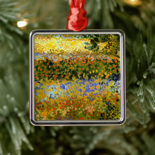 Van Gogh - Blühender Garten Ornament Aus Metall
