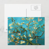 Van Gogh Blühender Mandelbaum Kunst Postkarte (Vorne/Hinten)