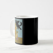 Van Gogh Blume Cat Sunflowers Kaffeetasse (Vorderseite Links)