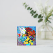 Van Gogh-Blume in einer Blauen Vase Begleitkarte (Stehend Vorderseite)