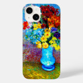Van Gogh-Blume in einer Blauen Vase Case-Mate iPhone Hülle (Rückseite)
