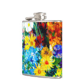 Van Gogh-Blume in einer Blauen Vase Flachmann (Links)