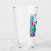 Van Gogh-Blume in einer Blauen Vase Glas (Rechts)