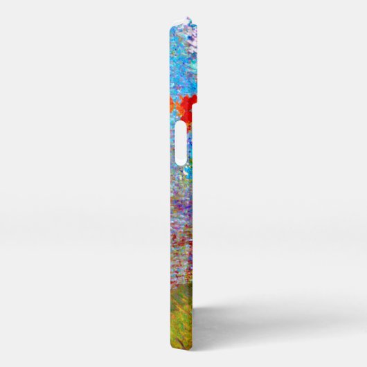 Van Gogh-Blume in einer Blauen Vase iPhone Hülle (Rechte Seite)