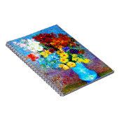 Van Gogh-Blume in einer Blauen Vase Notizblock (Rechte Seite)