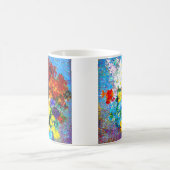 Van Gogh-Blume in einer Blauen Vase Verwandlungstasse (Mittel)