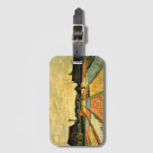 Van Gogh - Blume in Holland Gepäckanhänger (Vorderseite Vertikal)