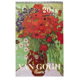 Van Gogh Blume mit Ire, Sonnenblumen, Pupien Kalender