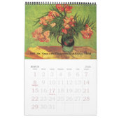 Van Gogh Blume mit Ire, Sonnenblumen, Pupien Kalender (Mär 2026)