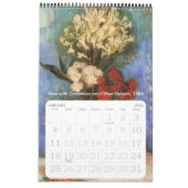 Van Gogh-Blume mit Poppies, Iren, Sonnenblumen Kalender (Jan 2026)