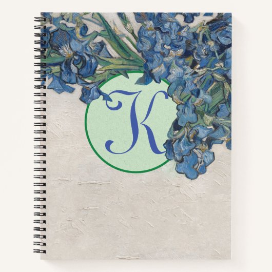 Van Gogh-Blume-Notebook Notizblock (Vorderseite)