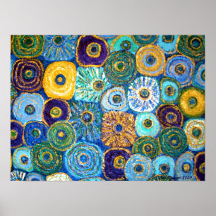VAN GOGH BLUME Plakat unterzeichnet