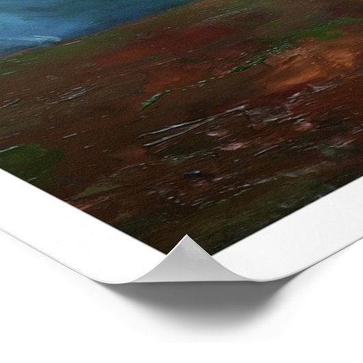 Van Gogh-Blume Poster (Ecke)