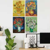 Van Gogh-Blume Poster (Heimbüro)