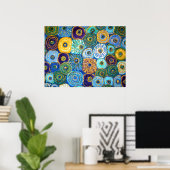 VAN GOGH BLUME Poster (Heimbüro)
