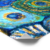 VAN GOGH BLUME Poster (Ecke)
