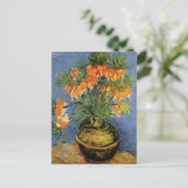 Van Gogh-Blume Postkarte (Stehend Vorderseite)