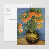 Van Gogh-Blume Postkarte (Vorne/Hinten)