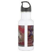 Van Gogh Blumen Trinkflasche (Rückseite)