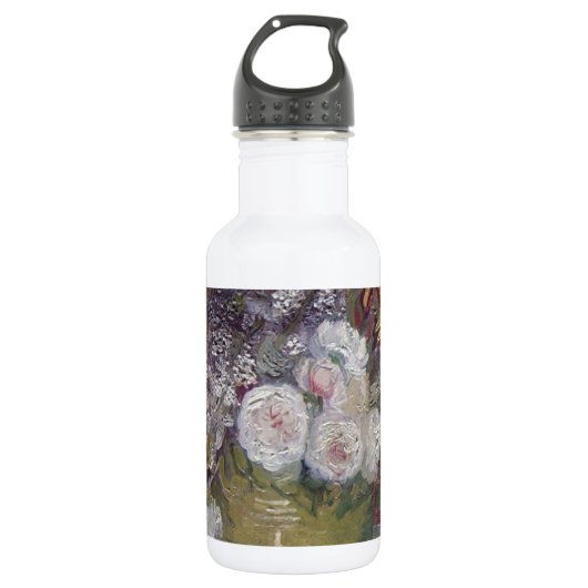 Van Gogh Blumen Trinkflasche (Vorderseite)
