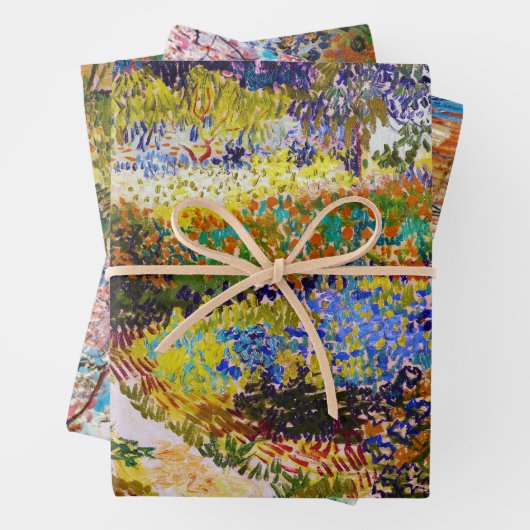 Van Gogh, Blumengarten Geschenkpapier Set (Beispiel)
