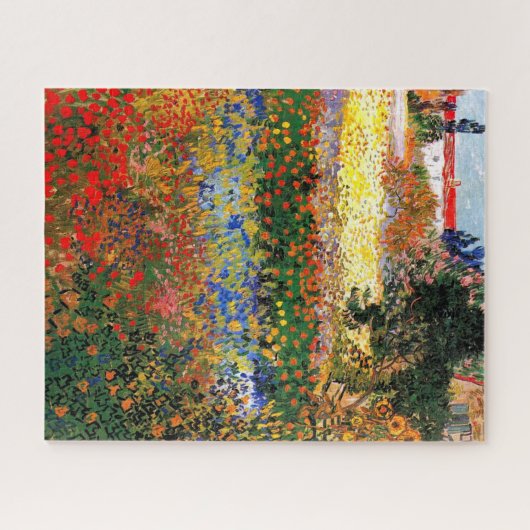 Van Gogh - Blumengarten Puzzle (Horizontal)