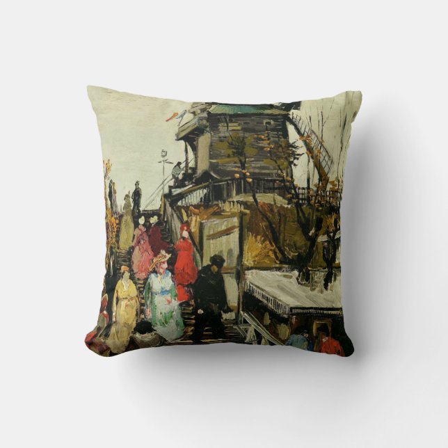 Van Gogh - Blute-Fin Mill Kissen (Vorderseite)