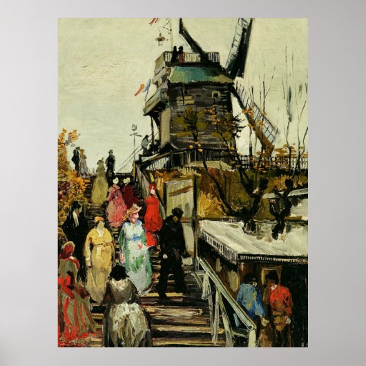 Van Gogh - Blute-Fin Mill Poster (Vorne)