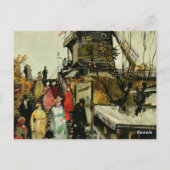 Van Gogh - Blute-Fin Mill Postkarte (Rückseite)