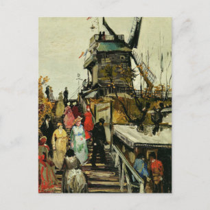 Van Gogh - Blute-Fin-Mühle Postkarte