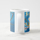 Van Gogh Blüten Almond Tree Kunstvoll wandern Jumbo-Tasse (Rückseite)