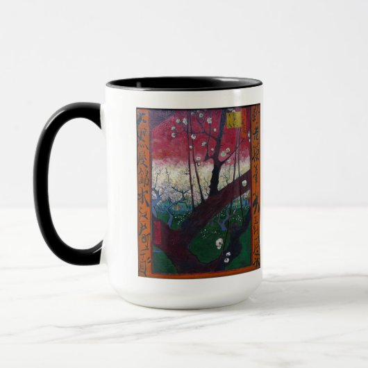 Van Gogh Blüten am Pflaumenbaum Tasse (Links)