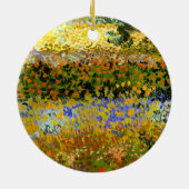 Van Gogh - Blütengarten Keramik Ornament (Hinten)