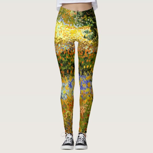 Van Gogh - Blütengarten Leggings (Vorderseite)