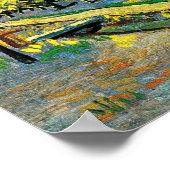 van gogh - Blütengarten Poster (Ecke)