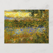 Van Gogh - Blütengarten, Postkarte (Vorderseite)