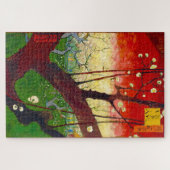 Van Gogh Blütenpflanze Tree nach Hiroshige Puzzle (Horizontal)
