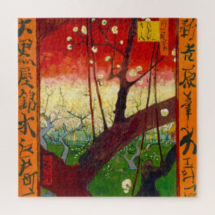 Van Gogh Blütenpflanze Tree nach Hiroshige Puzzle