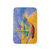 Van Gogh Boats Impressionismus Beach Badematte (Vorderseite Vertikal)