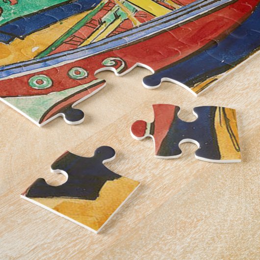 Van Gogh Boats Impressionismus Beach Puzzle (Seite)
