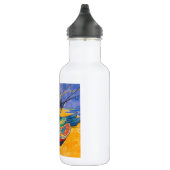 Van Gogh Boote Impressionismus Strand Edelstahlflasche (Rechts)