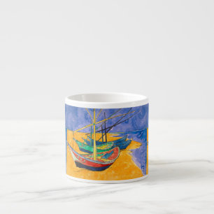 Van Gogh Boote Impressionismus Strand Espressotasse
