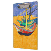 Van Gogh Boote Impressionismus Strand Klemmbrett (Links)