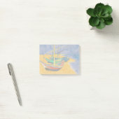 Van Gogh Boote Impressionismus Strand Post-it Klebezettel (Büro)