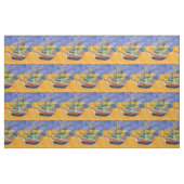 Van Gogh Boote Impressionismus Strand Stoff (Fat Quarter (45,7 x 55,9 cm))