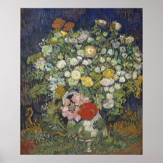 Van Gogh Bouquet Blume Vase Painting Poster (Vorne)