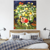 Van Gogh - Bouquet der Blume in einer Vase Leinwanddruck (Insitu (Schlafzimmer))